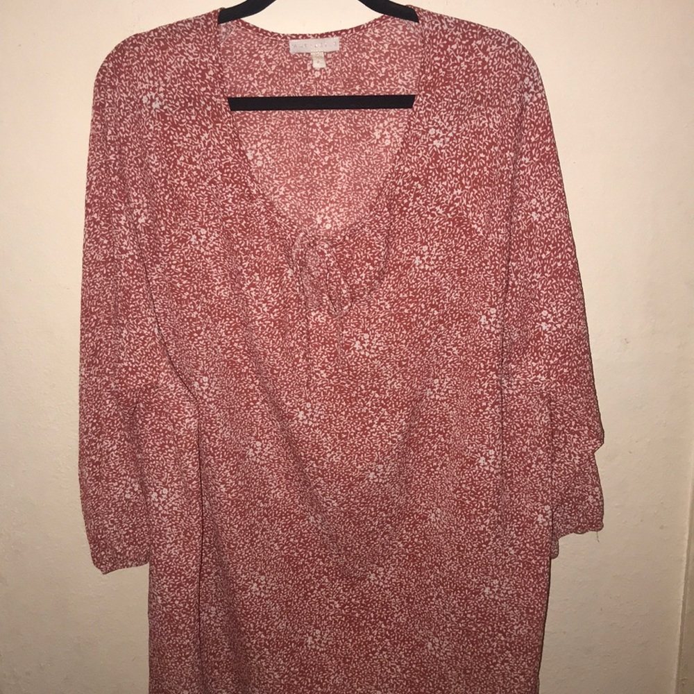 Three-Quarter Sleeve Blouse